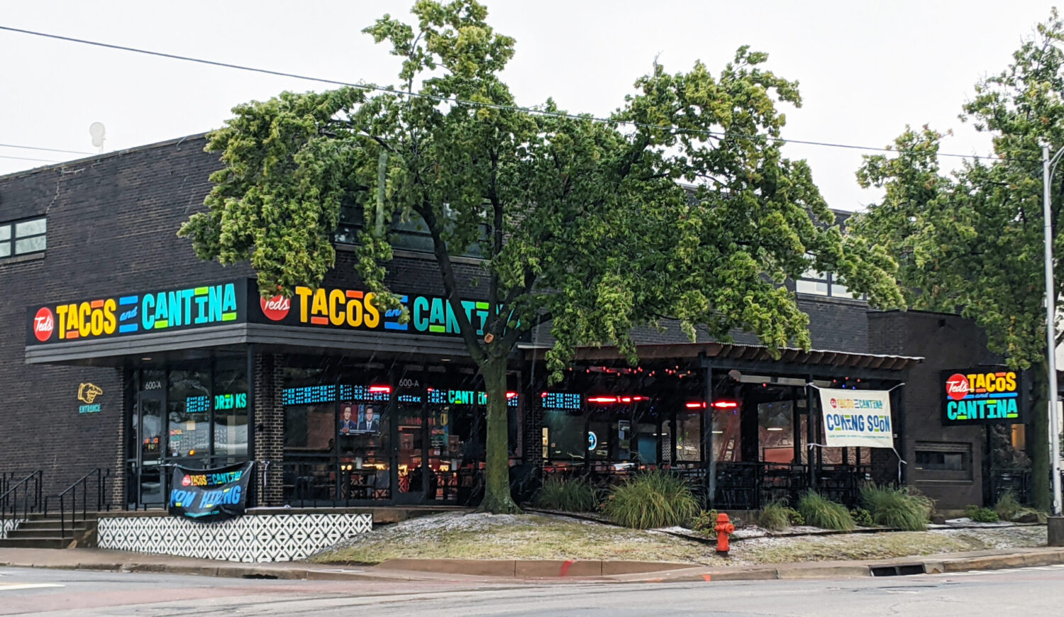 Exterior shot of the new Ted's Tacos and Cantina