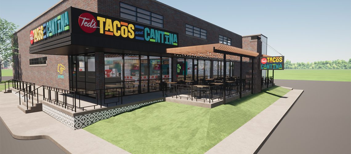 Ted's Tacos and Cantina Exterior Rendering